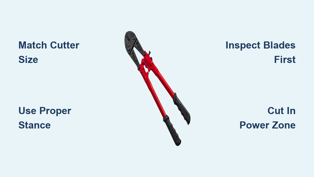 Using A Bolt Cutter How to Use a Bolt Cutter: Easy Steps