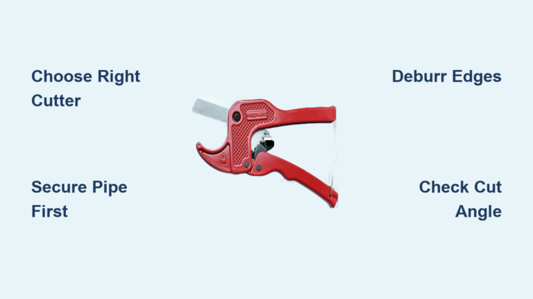 How to Use a PVC Pipe Cutter: Quick Steps